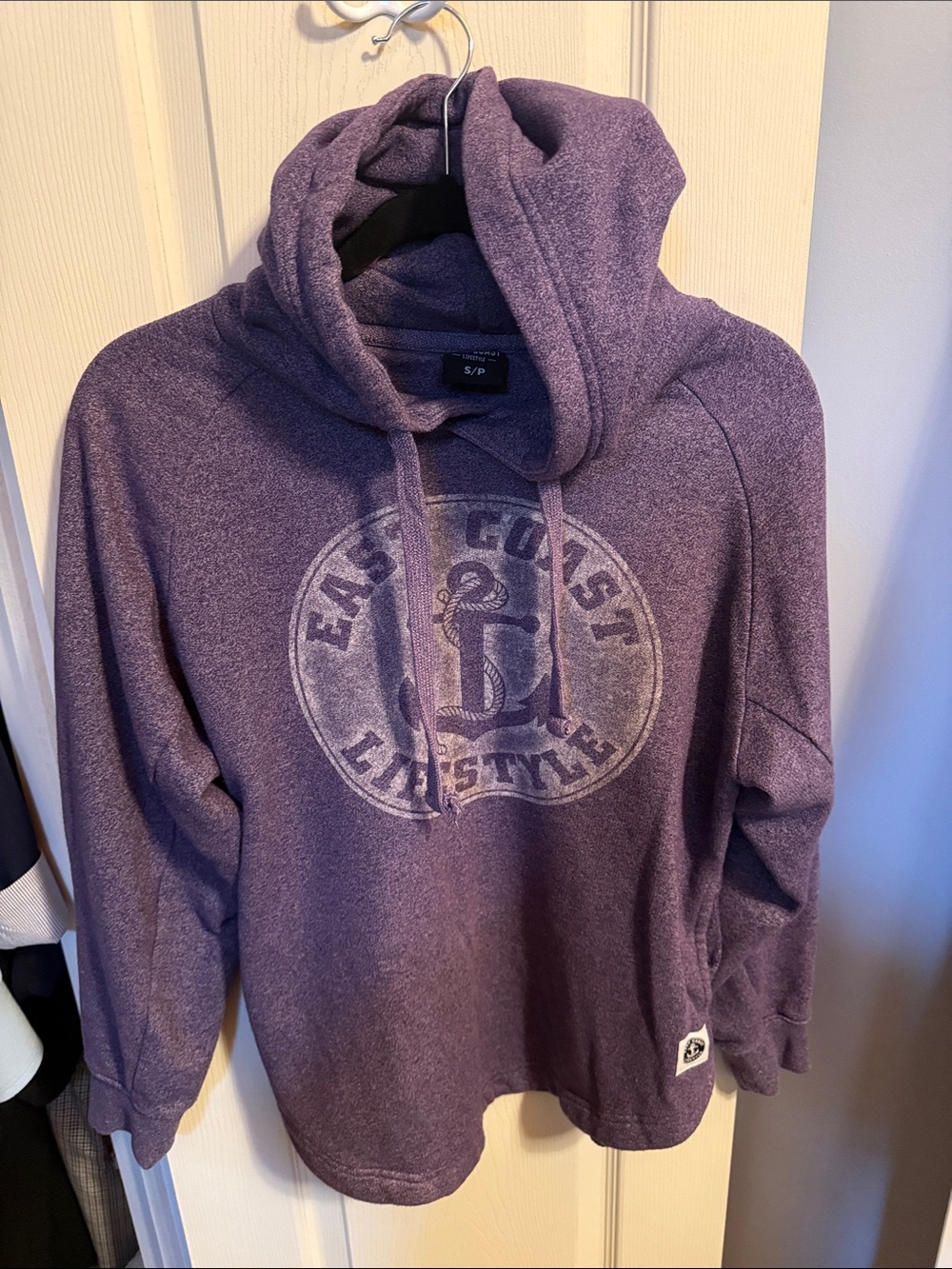 East Coast Lifestyle Women's Purple Hooded Sweatshirt